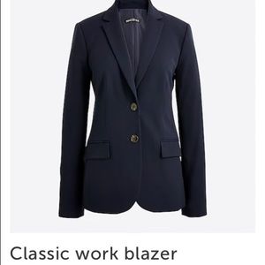 JCrew Factory: Classic Work Blazer in Navy